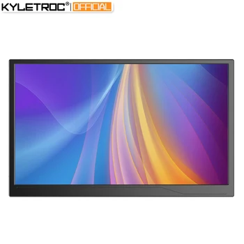 KYLETROC 15.6 palcový 1080p/dotyku IPS lcd prenosný monitor, usb, hdmi typu c pre notebook, telefón xbox prepínač ps4 herný monitor
