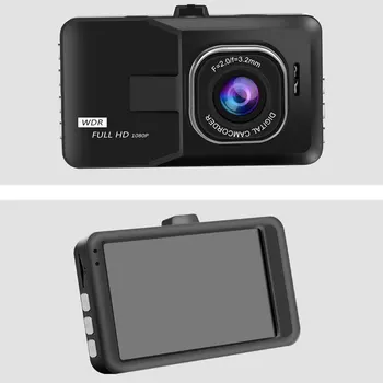 3 Palcový Vozidla DVR Kamera Full HD 1080P Jazdy Autom Záznamník EDR Dashcam S Detekciou Pohybu Nočné Videnie G Senzor Oc26