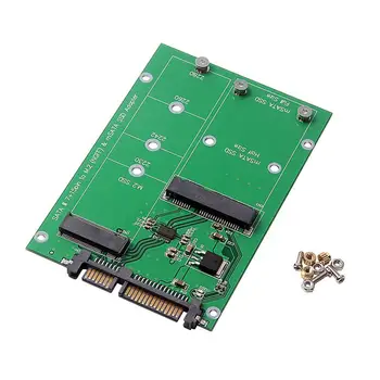 2.5 palcový M. 2 NGFF MSATA 2-v-1 Viacero Veľkých SSD na SATA III Converter Karty