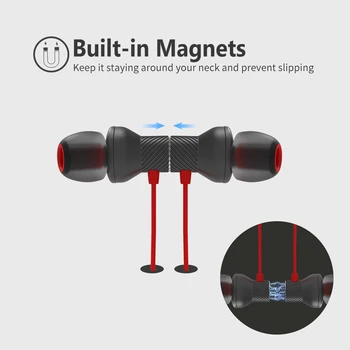 TELESIN Alexa Smart Home Bluetooth Slúchadlá Ovládanie Magnetické Wireless Music Headset Slúchadlo Pre iPhone, Samsung Xiao