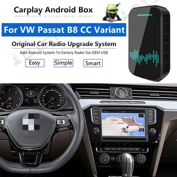 Bezdrôtové Carplay Box, Adaptér Pre VW Passat B8 CC Varian USB-TYP C Multimediálny Prehrávač Upgrade Bezdrôtový Carplay Aktivátor CP Box