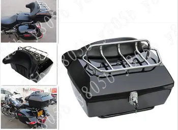 Motocykel Batožinového Priestoru Chvost Box Na Batožinu S Top Rack Operadlo Yamaha VStar 400 650 1100 1300 Virago Xv 250 535 750 1100 Road Star