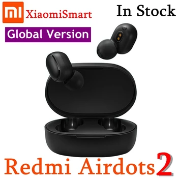 Globálna Verzia Xiao Redmi airdots 2 tws slúchadlá Bluetooth 5.0 Mi Pravda Bezdrôtové slúchadlá základné 2 Stereo Bass Slúchadlá Slúchadlá