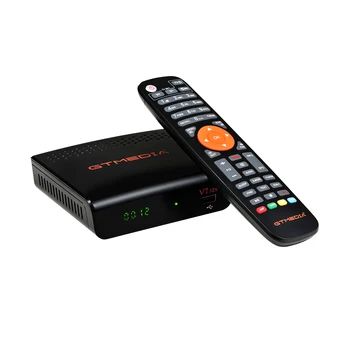 Freesat V7 super receptor satelit 1080P HD DVB-S2 Satelitný Prijímač EÚ a USA Konektor Set-Top Box + Diaľkový ovládač + HDMI Kábel