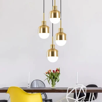 Moderný Minimalistický Prívesok Svetlo Lampy Nordic Strop Oblečenie, Dekorácie Akryl Loptu Lampy, Obývacej Izby, Spálne, Jedálne