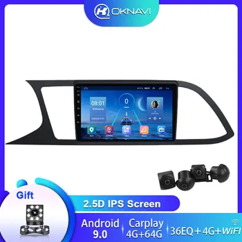 4G 64 G Android 9.0 Car Multimedia Player, Auto Radio Na Seat Leon Roky 2013-2018 Navigáciu Carplay DSP GPS, WIFI 4G 9