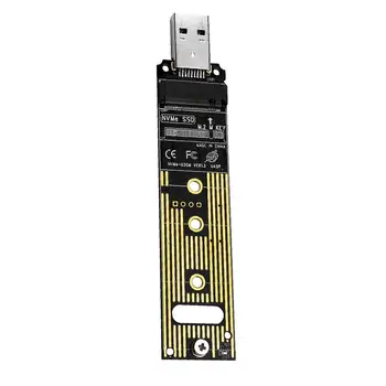 M. 2 NVME SSD na USB 3.1 Adaptér Prenosný Hot Swap Vysoký Výkon PCI-E na USB3.0 (Solid State Drive) Converter Karty