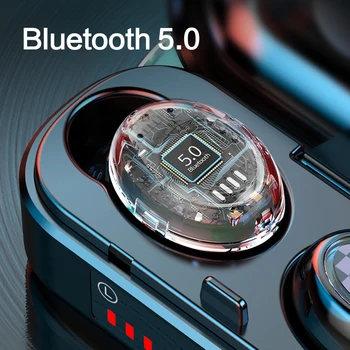 V7 TWS 5.0 Odtlačkov prstov Dotyk Bluetooth Slúchadlá, HD Bezdrôtové Stereo Slúchadlá, potlačenie Šumu Gaming Headset Na Sklade