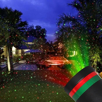 Vonkajšie Hviezdna Laserový Projektor Sky Star Pozornosti Fáze Svetlo Sprchovacím kútom Krajiny DJ, Disco Svetlá Lampy Záhradné Kosačky na Vianočný Večierok