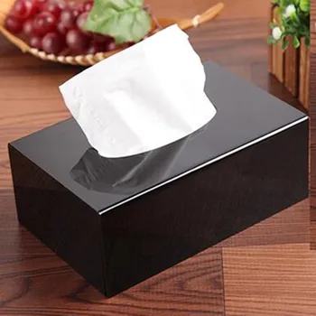 1PC Akryl Tkaniva Box Obrúsok Držiteľ Tkaniva Papierové Krabice Uterákov Pre Reštaurácia Tissu obal Boite A Mouchoir Christma