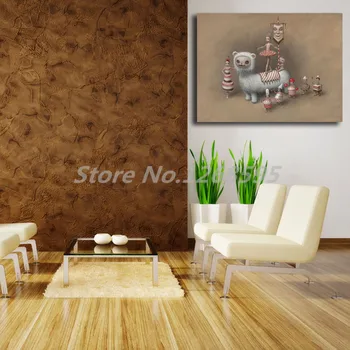 Mark Ryden Umenie Šľahačkou Tapety Maliarske Plátno Tlačiť Obývacia Izba Domova Moderné Nástenné Art Olejomaľba Plagát