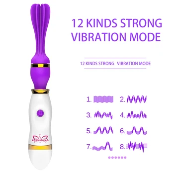IKOKY Otáčania Ústne Vibrátor 12 Rýchlosť Jazyk Lízanie AV Stick Stimuláciu Klitorisu Prsia Masáž Sexuálne Hračky pre Ženy Masturbácia