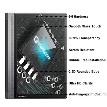 Screen Protector Pre Lenovo Yoga Karta 3 Pro 10.1 Plus Tvrdeného Skla Jogy Tab 3 Plus YT-X703 Tab3 Pro YT3-X90F/L Screen Protector