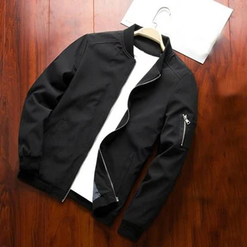 Bundy Pánske Pilot Bombardér Bunda Mužskej Módy Baseball Hip Hop Streetwear Coats Slim Fit Kabát Značky Oblečenie