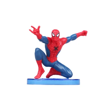 7pcs/set Spider Man, The Avengers Super Hrdina Obrázok Spiderman Krajiny Bábika z PVC, Akčné Figúrky Zberateľskú Model Hračky pre Deti, Darčeky
