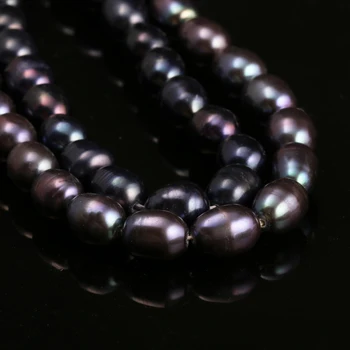 Prírodné Sladkovodné perly umelo Pestované Perly Ryža Tvar Prírodné Perly pre Šperky, Takže DIY Strand 13 Palcov