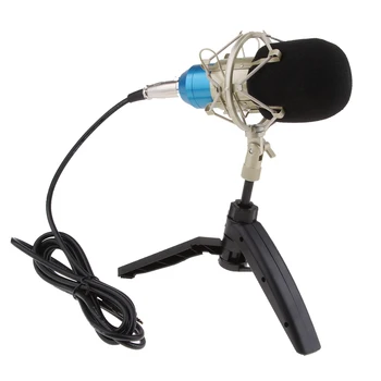 BM800 Plug and Play Kondenzátorových Mikrofónov, Domáce Štúdio na Nahrávanie Vysielania Rozhovor Karaoke s Statív Stojí Filter Štít