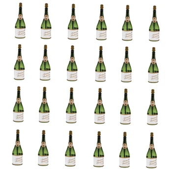 24Pcs Mini Champagne Bubble Fľaše Narodeniny Jelenie Sliepky Party Dekor Zábavná Hračka