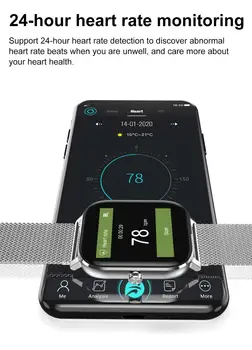 P8 DT36 DT35 Smart Hodinky Bluetooth Hovor Hudby EKG Srdcovej frekvencie Šport Fitness tracker Kapela Smart hodiny PK pro IWO Max Smartwatch
