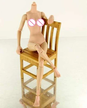 1/6 rozsahu žena flexibilné opatrenia obrázok uprostred prsia, prsia, tela bledý/žlto/opálenie farby rýb, sedí na 1:6 hlavu sculpt