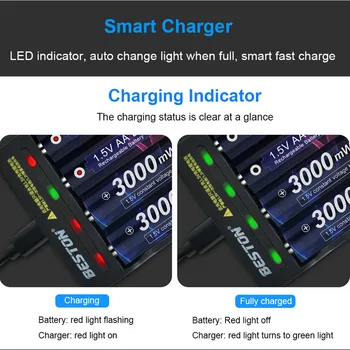 LED Smart Nabíjačka pre 1,5 v Li-ion batérie typu AA AAA Nabíjateľné Batérie Lítiová Batéria AA Nabíjateľné Batérie 1,5 v AA Li-ion Batéria AA