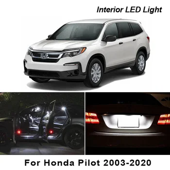 Canbus Pre Honda Pilot 2003-2020 Vozidla Interiérové LED Dome Mapu Osvetlenia špz na Čítanie Súprava Osvetlenie Vozidla Príslušenstvo