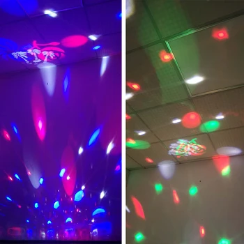 YA Yao Mini RGBW 40W Crystal Magic Ball Led Fáze Lampa DJ KTV Disco Party Osvetlenie, Zvuk, Klub, Pub Domov