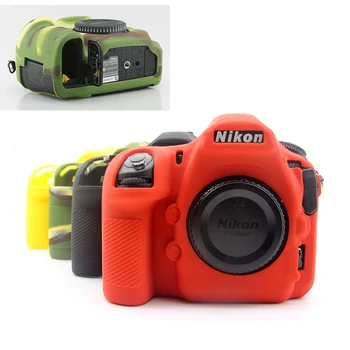 Gumené Silikónové puzdro Camera bag obal Pre Nikon D750 D850 D810 D600 D610 Z6 Z7 DSLR Ochranné Telo shell prenosné