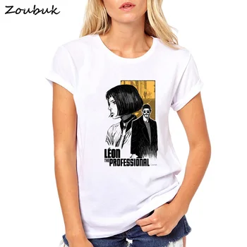 2020 Profesionálne Leon Matilda T Shirt ženy letné módy francúzsky film tričko dievča Hip Hop O Neck T-shirt tees
