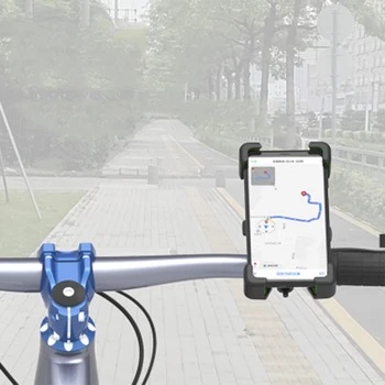 Nastaviteľné Koleso Telefón Držiak o 360 stupňov Rotácie Bicykel Motocykel Riadidlá Univerzálny Bicykel Držiak pre iPhone XS/Max