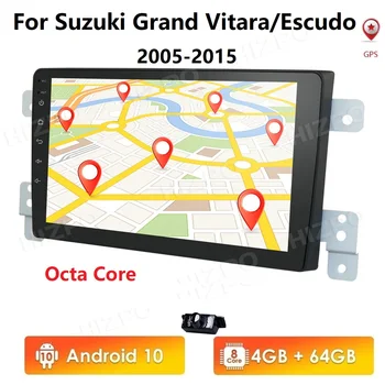 Hizpo Autoradio Android Pre Suzuki Grand Vitara Escudo 2005-autorádia Multimediálne Video Prehrávač, GPS Navigáciu 4GWIFI PX5 USB
