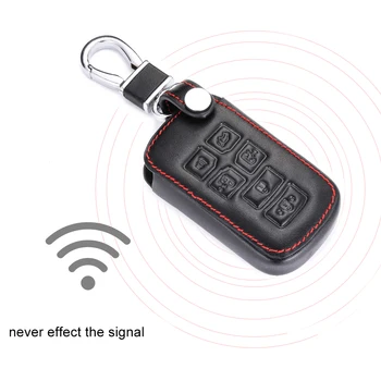 Originálne Kožené Kľúča Vozidla Prípade Toyota Tacoma Sienna 2012 2016 Smart Remote Fob Kryt Keychain Chránič Taška 6 Tlačidlo