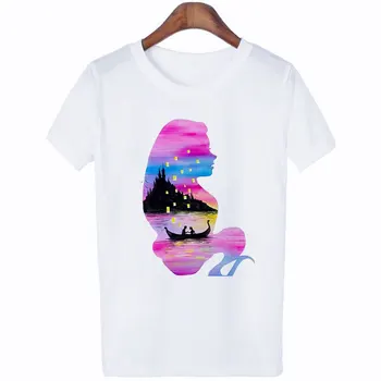 CZCCWD Letné Topy Pre Ženy 2019 Harajuku Módne Tričko Voľný Princezná Trend Móde T Shirt Tenké Časti Priateľmi Tumblr Tričko