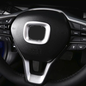 1PCS ABS Volant, Kryt Výbava vhodné Na Honda Accord 10. 2018 Nové Módne Matný Interiérové Doplnky Carbon Fiber Modrá Červená