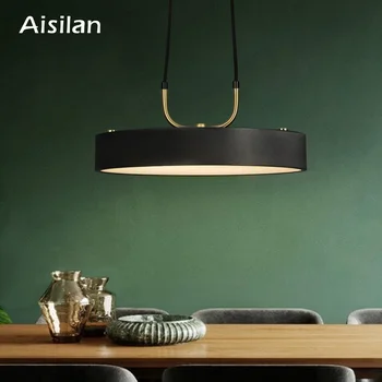 Aisilan minimalistický LED prívesok svetlo Nordic štýl Valcové Moderných pre jedáleň, kaviareň a bar osobnosti prívesok na čítanie