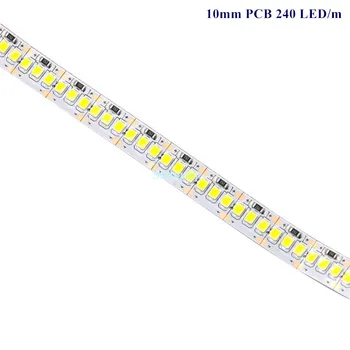 10 Ks 5m SMD 2835 120 240 LED/m DC12V LED Pásy IP20 Non vodotesný Flexibilný pás s nástrojmi String pásky LED svietidlo stropné svietidlo osvetlenie