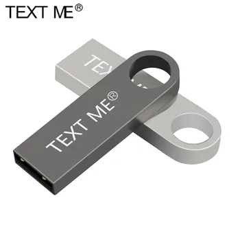 TEXT MI Mini kovové USB Flash Drive16GB 8 GB 4 GB flash disk kl ' úč 64 GB 32 GB, memory stick USB 2.0 Flash USB pero jednotky