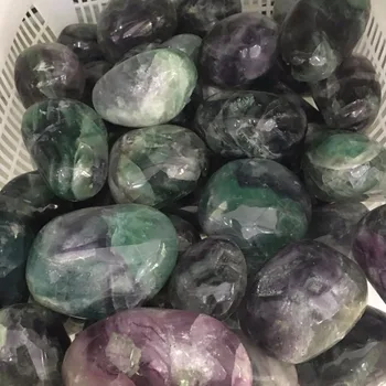 Drop shipping Prírodné fluorite Crystal drahokam, meditácie, reiki liečenie čakier leštené fluorite rozhádzané kameň 1pcs