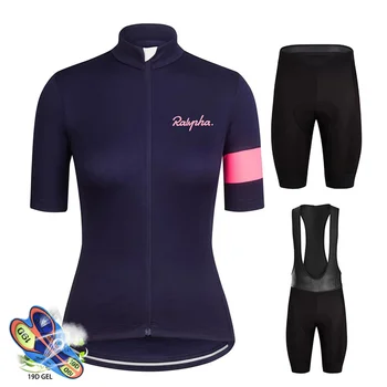 2020 Raphaful cyklistika dres Cyklistické Nastaviť dámske Letné Mtb Horský Bicykel Cyklistické Oblečenie Ropa Ciclismo Mujer Priedušná Jersey