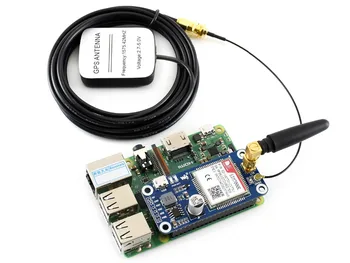 NB-internet vecí/eMTC/EDGE/GPRS/GNSS KLOBÚK pre Raspberry Pi, na základe SIM7000E