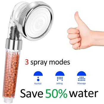 Modun ABS 3 Režim Kúpeľňa Ručné Sprchy Chuveiro Ducha Hlavu Ručné Showerheads Sprcha Sprcha Úsporu Vody, Ručné Sprchy hlavy