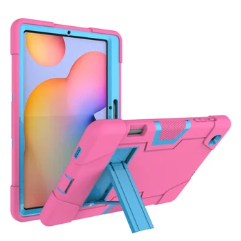 Pre Samsung Galaxy Tab S6 Lite SM P610 P615 10.4 palcový Tablet Prípade Deti Pena Shockproof Stojan, Kryt Kontrast Farieb B štýl