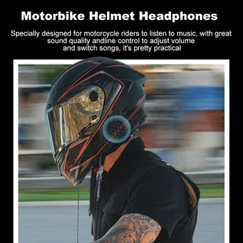 Motocykel Motorky Prilby Nepremokavé Prilba Headset 3,5 mm Drôt, Handsfree Slúchadlá, Motocyklové Prilby, Slúchadlá, MP3 Reproduktor