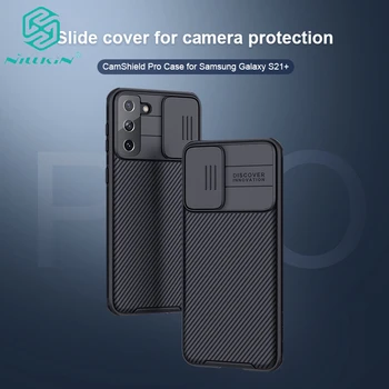 Pre Samsung Galaxy S21 Ultra Prípade CamShield Fotoaparát Ochrany Prípade Posuňte Kryt Pre Galaxy S21 Plus Nillkin