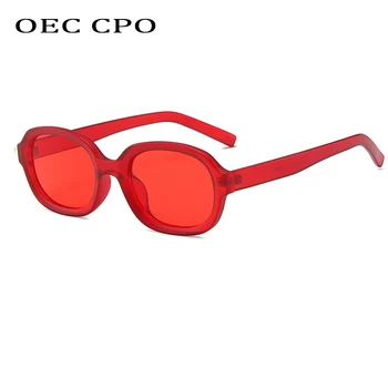 OEC CPO Fashion Square slnečné Okuliare Ženy Muži Vintage Dizajn Značky Farebné Okuliare Slnečné Okuliare Rámy Odtiene UV400 Okuliare 0642