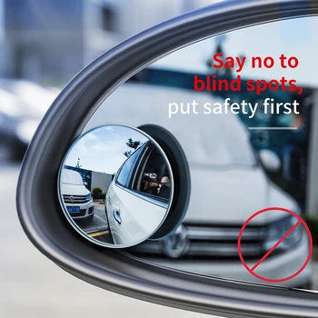Baseus 2 ks Auto Blind Spot Zrkadlo Auto Široký Uhol Bočné Zrkadlo Na Auto HD Kolo Anti Fog Spätné Spätné Parkovanie Vypuklé Zrkadlo
