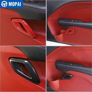 MOPAI Interiérové Lišty pre Challenger+ Auto Dvere Vnútorné Rukoväť Dekorácie Kryt pre Dodge Challenger+ Príslušenstvo