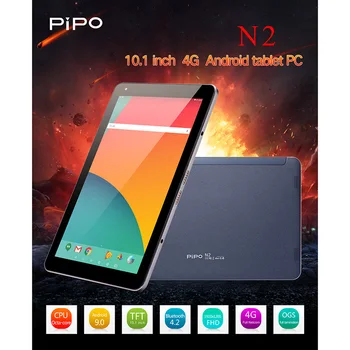 Pipo N2 10.1 Palcový 1200X1920 4G Telefón Hovor Tablet PC Android 9.0 4G RAM 64 G ROM SC9863A Octa-Core Bluetooth, WIFI 13MP Fotoaparát