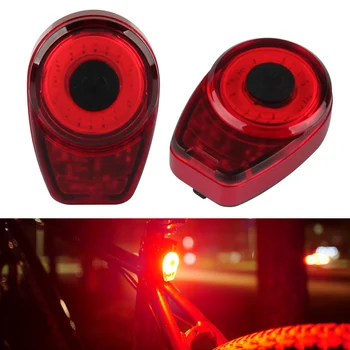 150 Lumen USB Nabíjateľné Vodotesný LED Cyklus Zadné Lampy Farebné Červené Koleso zadné Svetlo &T8