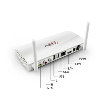 Leadcool Set-Top Box RK3229 Mali-400MP2 1G/8G 2G/16G Podpory 2.4 G wifi 4K Ethernet 100M Media Player pre Android TV Box